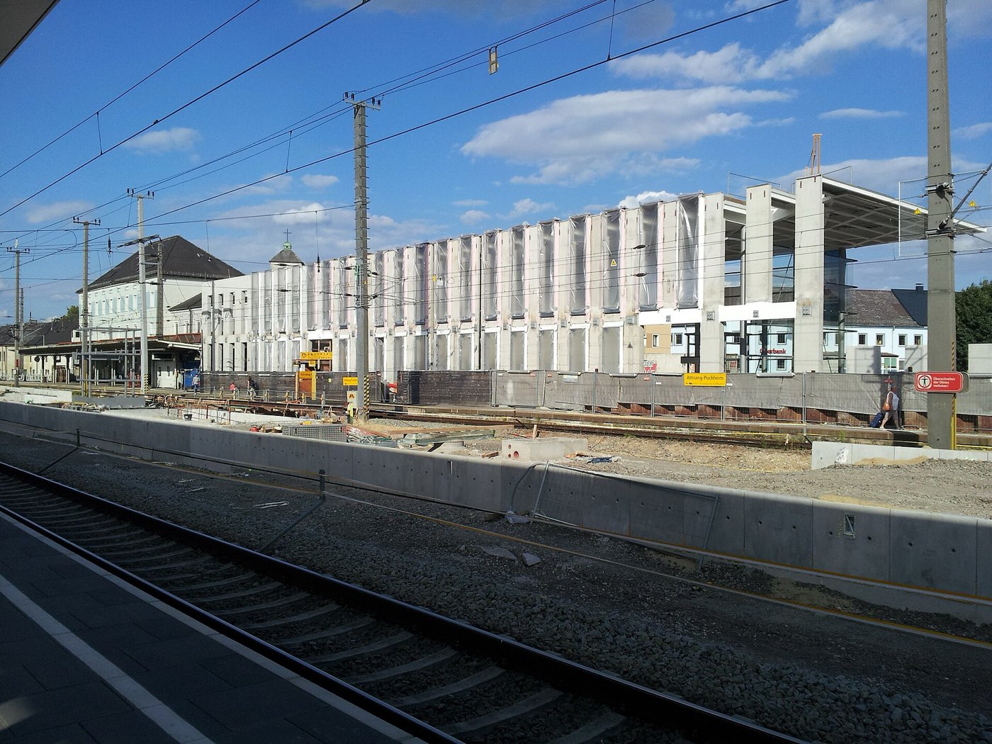 Bewehrung eines Infrastrukturbauwerks in Oberösterreich